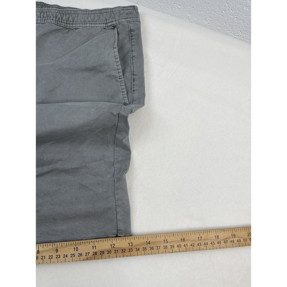 Orvis Men's Shorts Grey Chino Elastic Waist Drawstring XL Hiking Outdoor Pockets - Picture 7 of 9